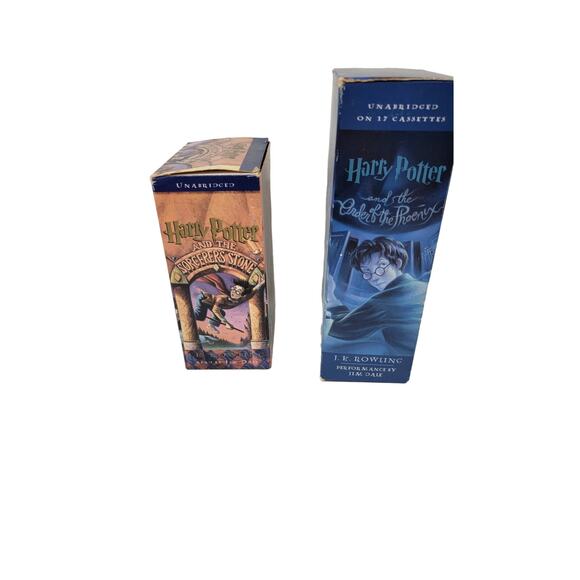 Harry Potter Unabridged Cassette Tapes: Order of the Phoenix &Sorcerers Stone - Picture 3 of 6
